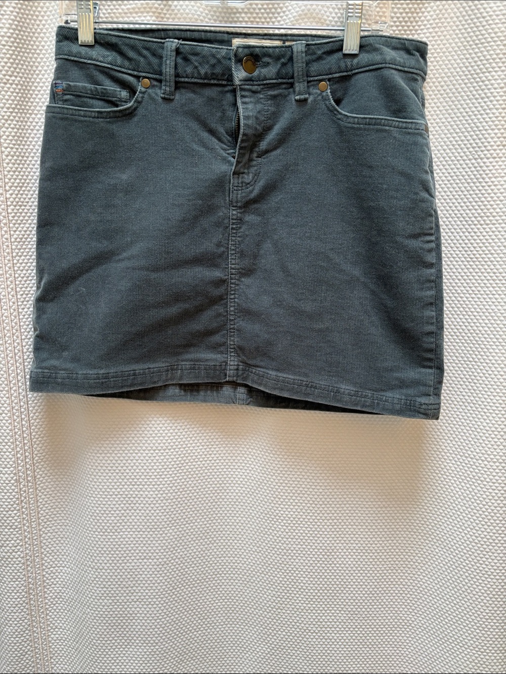 Patagonia Charcoal Mini Denim Skirt